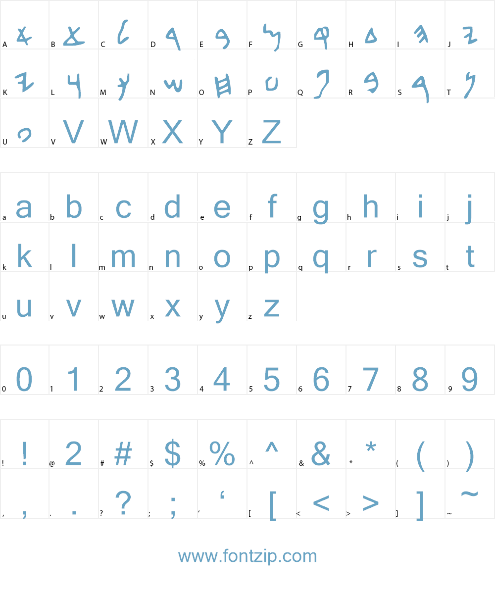 Beth David Font Character